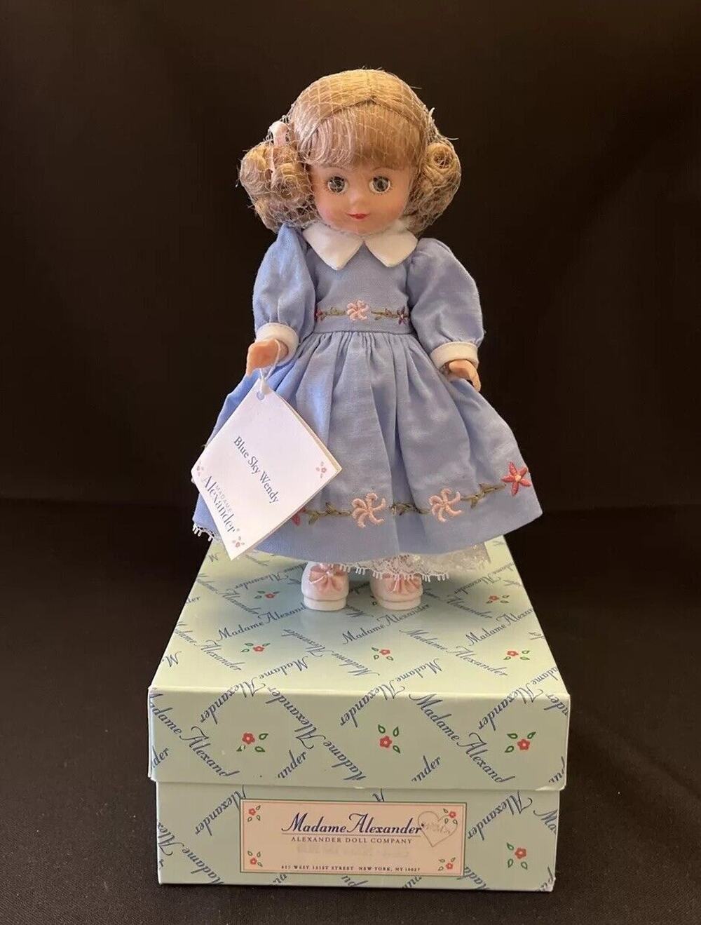 Madame Alexander “Blue Sky Wendy” Blue Dress Doll In Box #27925